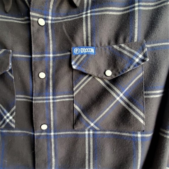 Dixxon Flannel The PERFORMANCE MACHINE 1.0 Pre-Pleat Flannel Shirt Men’s XL Tall - Picture 4 of 7